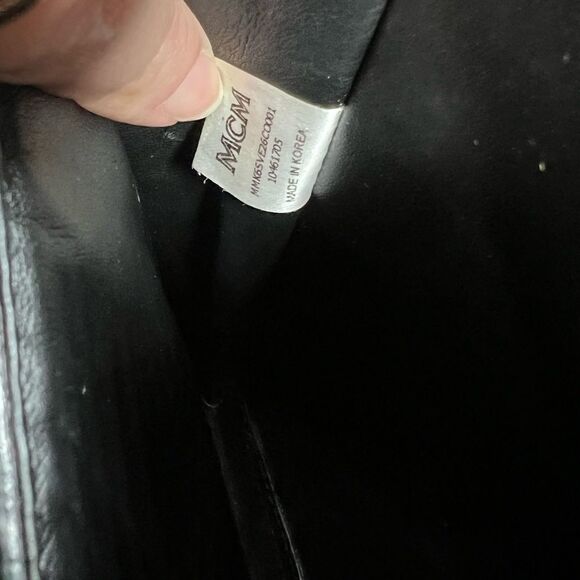 MCM Cognac / Brown Medium Backpack - Picture 10 of 13